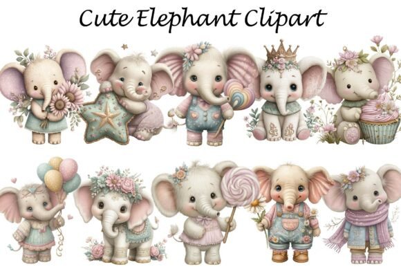 Download Cute Elephant Clipart - Cute elephant Collection