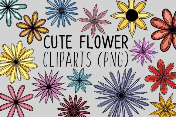 Download Cute Flower Clipart Set - Cute flower clipart Collection