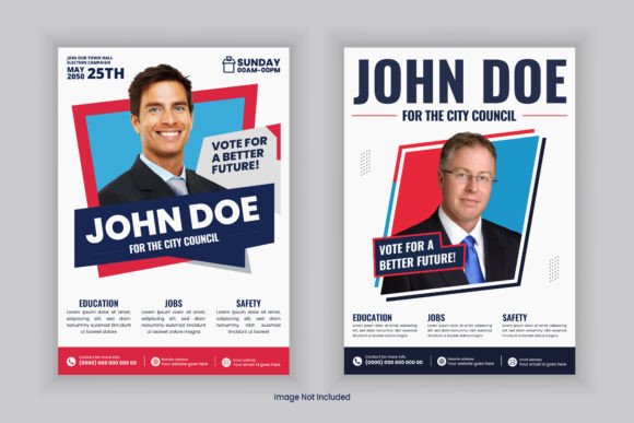 Download Political Election Flyer Design Template - Premium Bundle