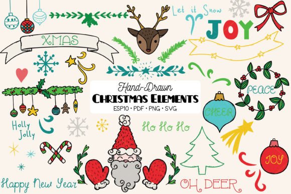 Download Christmas Decorative Elements Color - Element Collection